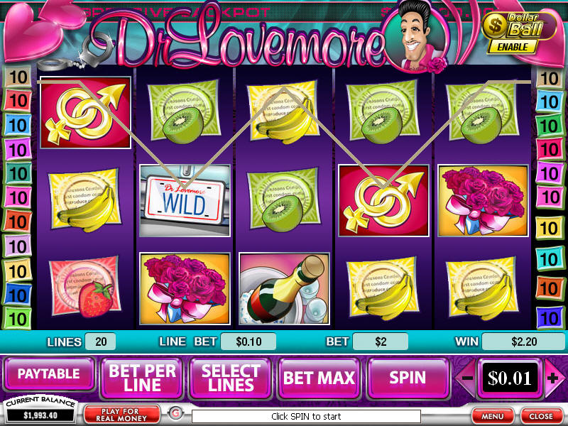 Dr Lovemore Video Slots Bonus